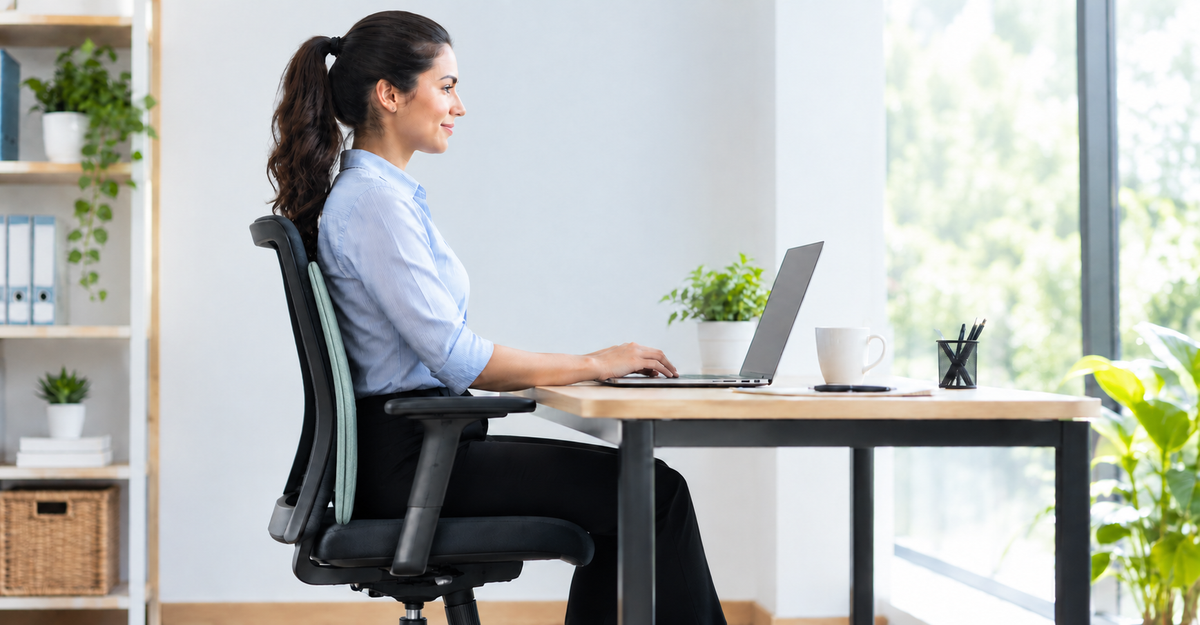How to Support Your Lower Back When Sitting at a Desk All Day?