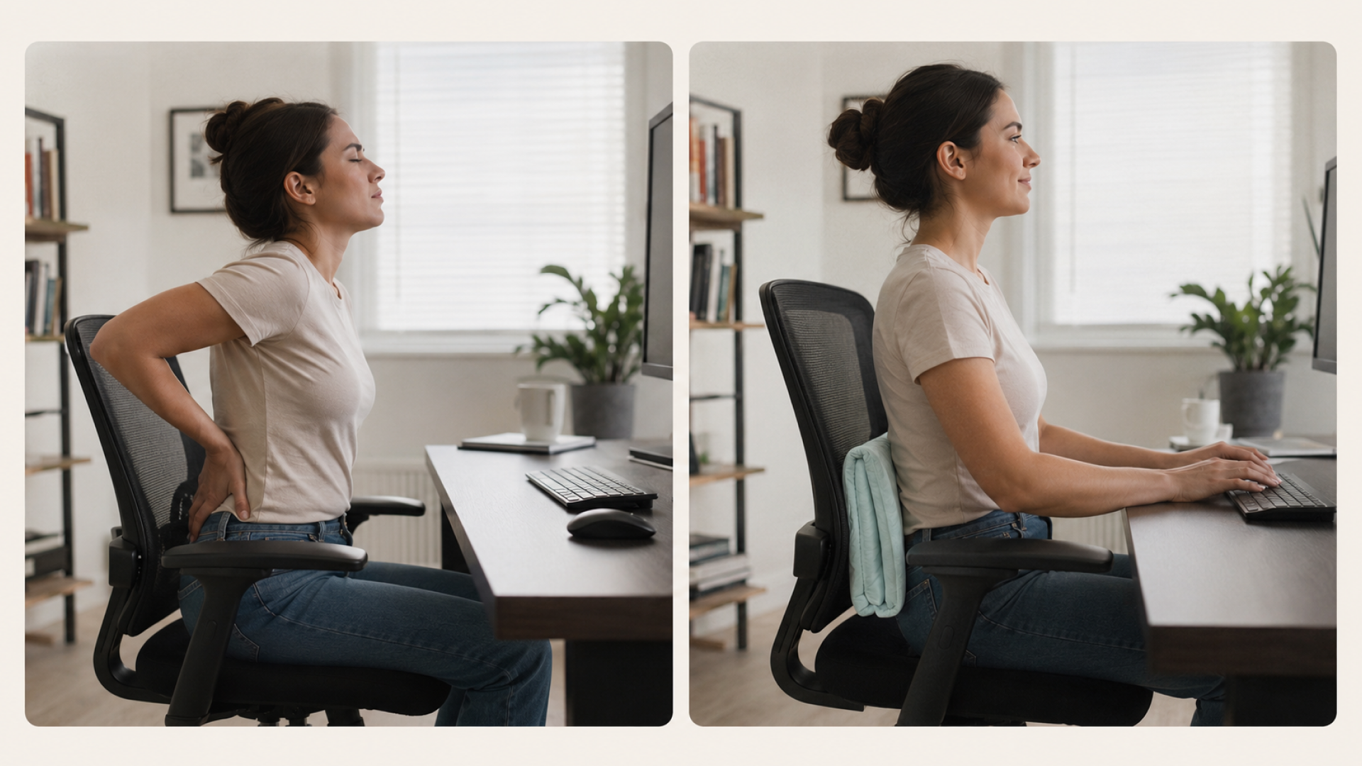 lower back pain while sitting 